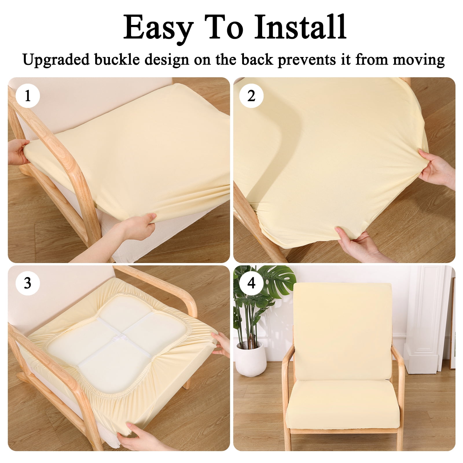 12 Pcs Patio Outdoor Cushion Covers Replacement Waterproof Stretch Sofa Couch Cushion Covers Washable Individual Couch Slipcovers Set Furniture Protector