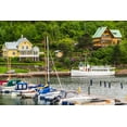thumbnail image 2 of Bibikow, Walter 32x23 White Modern Wood Framed Museum Art Print Titled - Sweden-Bohuslan-Gustavsberg-Swedens Oldest Resort-waterfront view, 2 of 4
