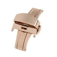 thumbnail image 1 of Flmtop Acier Inoxydable Flip Lock Papillon Déploiement Fermoir Montre Déployant Boucle, 1 of 1