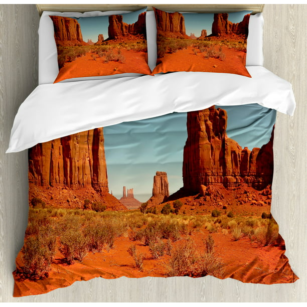 Desert Queen Size Duvet Cover Set, Navajo Duvet Cover