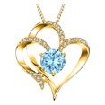 thumbnail image 1 of Collar de piedra natal del mes de nacimiento para mujeres y niñas, collar de aleación con colgante de corazón, collar de madre e hija, joyería de cumpleaños, regalos para damas, mamá, abuel Wmkox8yii fajkfhkj358, 1 of 1