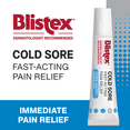 thumbnail image 2 of Blistex Cold Sore Fast-Acting Pain Relief – External Analgesic/Lip Protectant - 1 Count, 0.15oz, 2 of 6