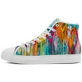 thumbnail image 3 of Aidianart Womens Graffiti High Top Shoes High Top Canvas Sneakers Size 8.5, 3 of 5