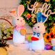 thumbnail image 4 of Easter Decorations Glowing Rabbits Figurines Small Rabbits Ornaments, 4 of 4