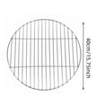 thumbnail image 3 of Stainless Steel Round Grill Grate Replacement for Charcoal Grills BBQ Cooking Rack Circular Roasting Mesh Baking Tray for Camping Picnic Outdoor Gatherings Food Preparation, 3 of 6