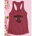 thumbnail image 3 of Mother's Day Flower Doodle Racerback Tank Women -Image by Shutterstock, Female x-Large, 3 of 4