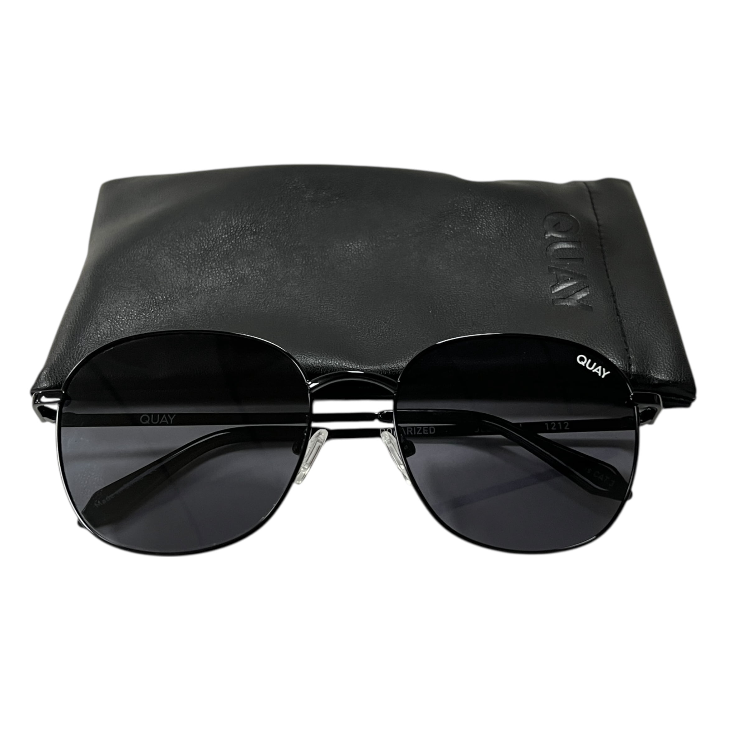 Quay Australia Air Control Aviator Sunglasses Oversized  display picture 2
