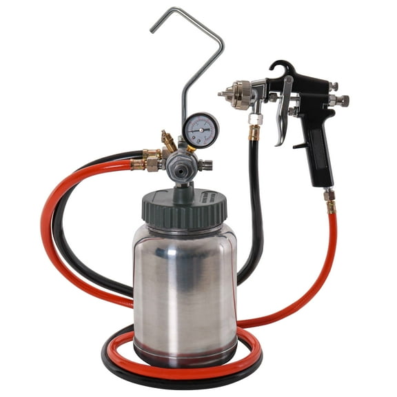 New 2 Quart PAINT PRESSURE POT TANK SPRAY GUN SPRAYER