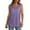 Purple, variant on breaise Women's Tank Tops Loose Fit Casual Flowy Square Neck Sleeveless Shirts Summer Tops Basic Tee Army Green,XXL
