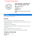 thumbnail image 2 of Front Brake Rotor - Compatible with 2007 - 2014 GMC Yukon XL 1500 2008 2009 2010 2011 2012 2013, 2 of 2