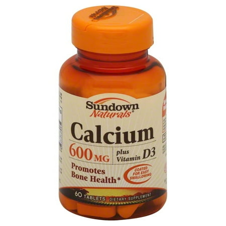 Sundown Calcium 600 mg + D Tablets 60 Tablets