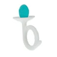 thumbnail image 3 of Nuby 2pk Silicone Fun Teether, Chick & Tuba Teether, Aqua & Peach, 3 of 9