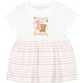 thumbnail image 3 of Inktastic Its My 1st Birthday Bear Girls Baby Dress, 3 of 5