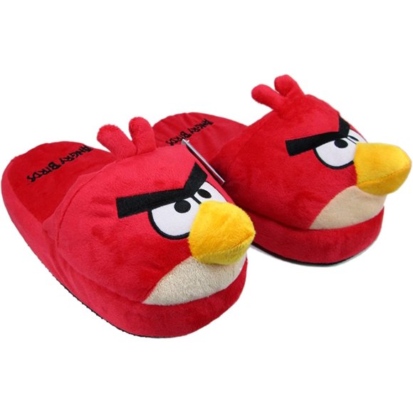 red bird slippers