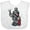 AA-White, variant on Inktastic Barber Skater Boys or Girls Baby Bib