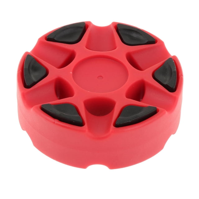 Youkk Rondelle de Hockey sur Glace en Ligne Durable Multifonctionnelle Jaune Équipement de Hockey Rondelle Rouge 76x25mm
