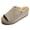 Simply Taupe, variant on Paislee – Women’s Wedge Sandals with Slip-On Design, Genuine Suede, Microfiber Lining, and Thick Rubber Sole, Black, Size 5