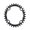 Black 32T, variant on Rupoun Bicycle Oval Aluminium Alloy Chainring for BCD 104mm Single Speed Bike 32T (104 BCD / 4.1 inches)