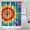 Rainbow Tie Dye, variant on Colorful Rainbow Tie Dye Spiral Pattern Shower Curtain 36"x72" ,Bathroom Decorative Shower Curtains Set with 12 Hooks,Modern Waterproof Washable Shower Curtain