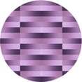 thumbnail image 1 of Ahgly Company Machine Washable Indoor Round Transitional Orchid Purple Area Rugs, 7' Round, 1 of 7