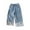 Blue, variant on Agkizg Toddler Girls Casual Jeans,Kids Denim Pants,Girls' Straight Leg Jeans Fashionable and Loose Women's Treasure Wide Leg Pants Children's Pants