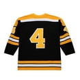 thumbnail image 3 of Men's Mitchell & Ness Bobby Orr Black Boston Bruins Big & Tall 1971/72 Blue Line 2.0 Jersey, 3 of 6