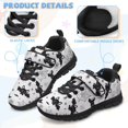 thumbnail image 4 of Pointodoor Black Bat Spider Cobweb Shoes for Kids Size 1 Slip on Halloween Sneakers for Boys Girls Hook and Loop Running Tennis Shoes Athletic Sports Lightweight Mesh Sneakers, 4 of 7