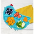 thumbnail image 4 of Plato de Silicona Innobaby Azul diseño de niños, 4 of 4
