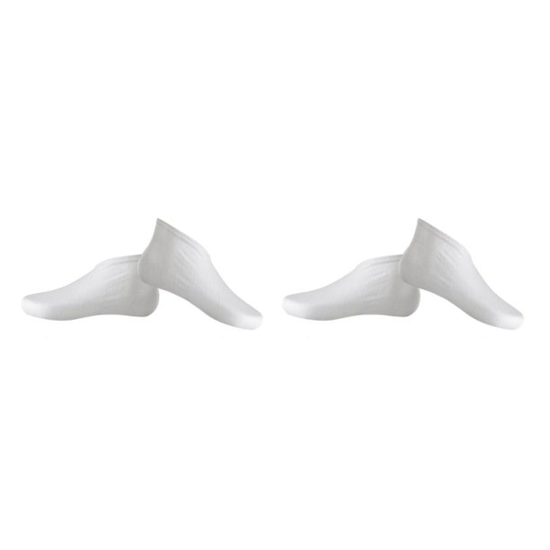 Guardurnaity 1 Pair Moisturizing Anti-cracking Socks Home Reusable Salon Washable Accessories Protectors Hosiery Foot Cracked Portable Blanco 2Conjunto