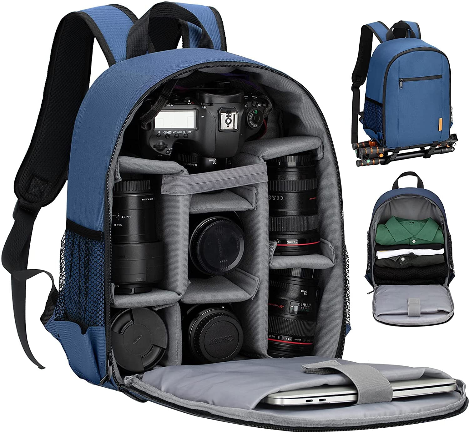 Amazon.com : MOSISO Camera Sling Bag, DSLR/SLR/Mirrorless Camera Case  Shockproof Photography Camera Backpack with Tripod Holder & Removable  Modular Inserts Compatible with Canon/Nikon/Sony/Fuji, Black : Electronics