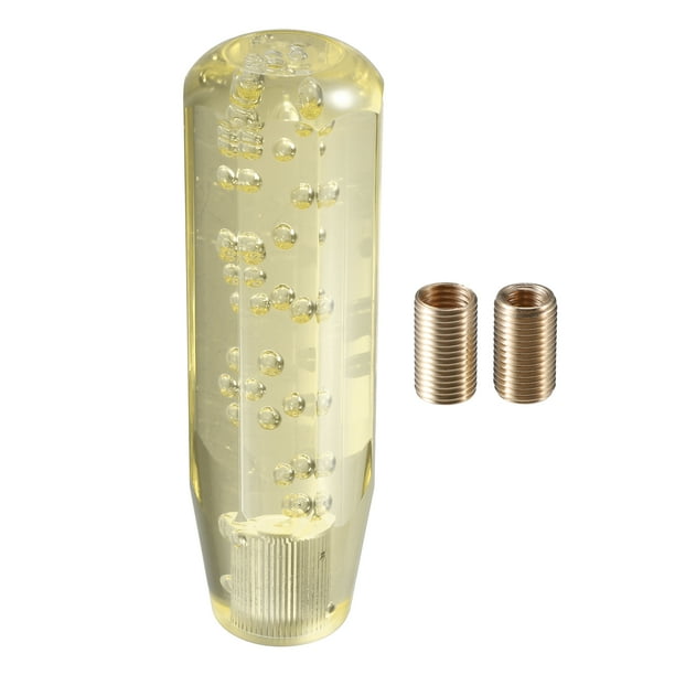 Engranaje Cambios Perilla Palanca, 15cm Universal para Auto Duradero Acrílico Amarillo