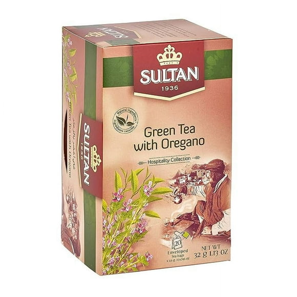 SULTAN Tisane Green Tea with Oregano   20bag