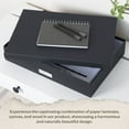 thumbnail image 5 of Bigso Sverker Fiberboard Legal and Art Storage Box for Papers | Dark Grey, 5 of 12