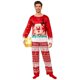 thumbnail image 1 of Conjunto de pijama de ciervo de Navidad, ropa de dormir familiar para mujeres, hombres y niños, estampado de Papá Noel, pantalones de manga larga, ropa navideña para el hogar, 1 of 4