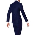 thumbnail image 6 of Men's Slim Fit 2-Piece Suit Set, Business Blazer Jacket and Dress Pants, Formal Wear For Wedding Party and Special Occasions,Navy,2XL, 6 of 6