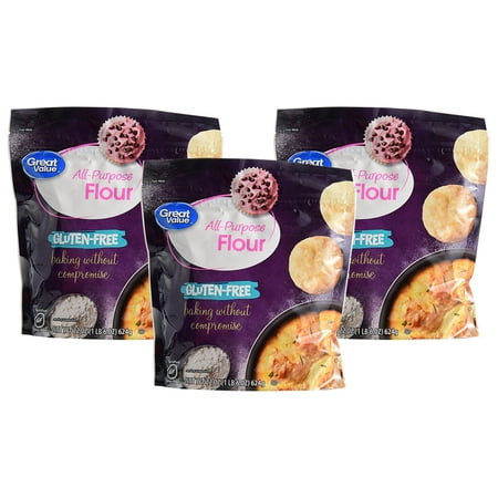 Great Value Gluten-Free All Purpose Flour, 22 oz (Pack of