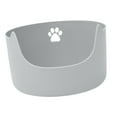 thumbnail image 4 of Cat Litter Box Open Top Pet Litter Tray Deep Loo Kitty Litter Pan Portable Large XL, 4 of 8