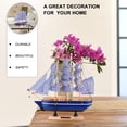 thumbnail image 3 of 1Pc Wooden Sailboat Model Sailing Ship Boat Home Decor Sailboat Vessel Model, 3 of 5