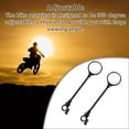 thumbnail image 4 of Pack of 2 Mountain Bicycle Handle Bar Rear View Mirror View Mirror Detachable 360 Degree Rotatable Adjustable Scooter Rearview, 4 of 7