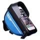 thumbnail image 3 of Alforja de tubo superior impermeable para teléfono con pantalla táctil y marco delantero para bicicleta (azul), 3 of 6