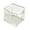 B, variant on Virelaxpo Foldable Stackable Utility PVC Storage Basket with Handle for Closet Shelf Pantry Laundry Bedroom Blankets Books Organization