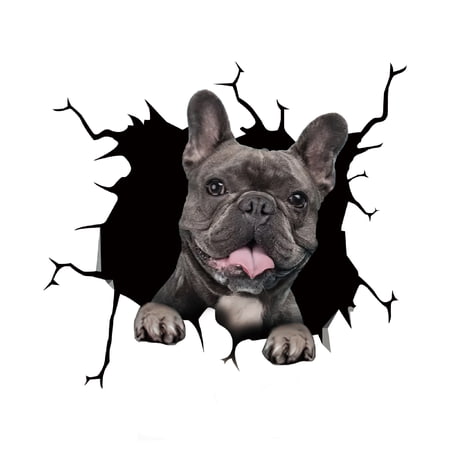 Bull Gog Car Sticker Pet Funny Puppy Lover Window Paste Stickers