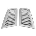 thumbnail image 2 of 2Pc Car Front Engine Hood Bonnet Vents Chrome Hood Air Outlet Cover Universal, 2 of 4