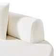 thumbnail image 5 of Christopher Knight Home 138.6" Modern Curved Modular Sectional Sofa with High Density, White, 5 of 15