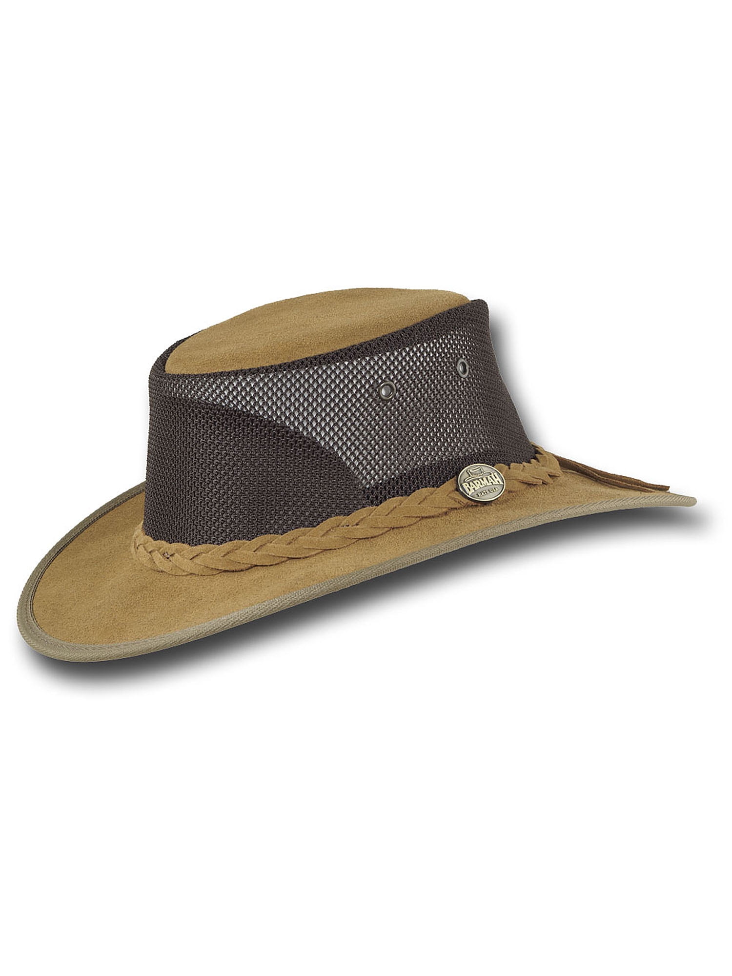 Barmah Hats Foldaway Cattle Suede 