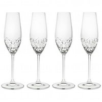 Godinger 16141 Dublin Reserve Crystal Champagne Flutes by Godinger