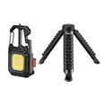 thumbnail image 3 of Almencla Mini COB Flashlight Corkscrew Rechargeable Work Light Portable 3 Modes Emergency with stand, 3 of 8