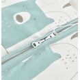 thumbnail image 4 of WIBACKER Baby Sleep Sack TOG 0.5 Wearable Blanket for Babies 100% Cotton 2-Way Zipper 0-6 Months Newborn, 4 of 15