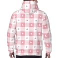 thumbnail image 7 of Sikiie Plaid Heart Men's Hoodie, Essentials Hoodie, Sweatshirt, Pullover Hooded Sweatshirt for Men-X-Large, 7 of 7