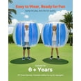 thumbnail image 3 of VEVOR Inflatable Bumper Balls 2-Pack, 3FT/0.9M Body Sumo Ball, Durable Thick PVC Human Hamster Bubble Knocker for Outdoor Team Gaming Play, Bopper Toy for Playground Yard Park, Blue Stripes, 3 of 9